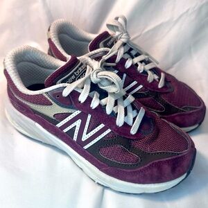 Kids New Balance 990 maroon sz.2